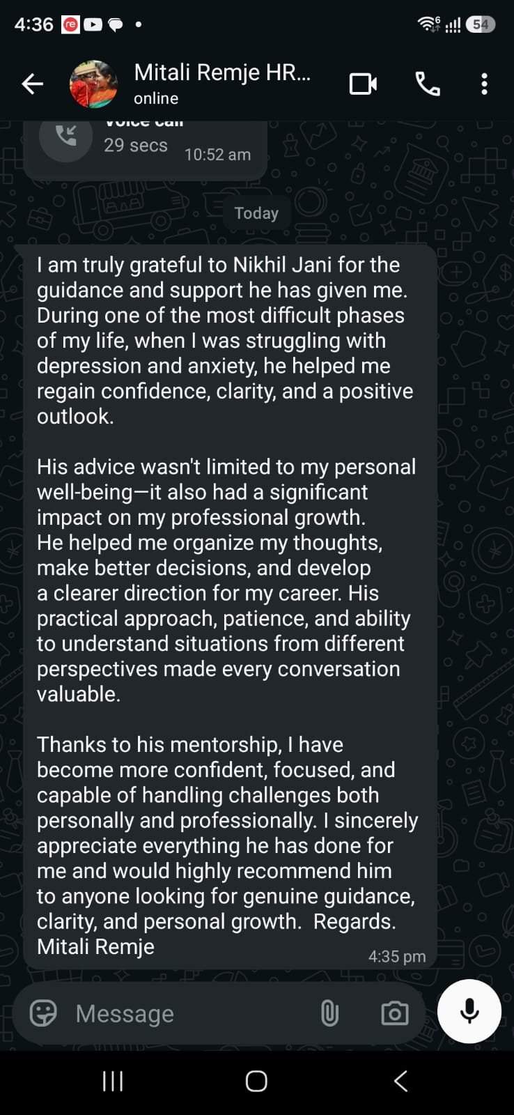 Client Testimonial 3